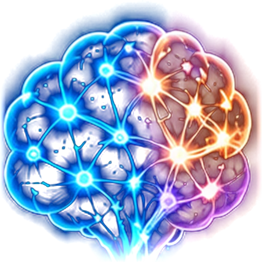 Brain Hub AI glowing brain logo